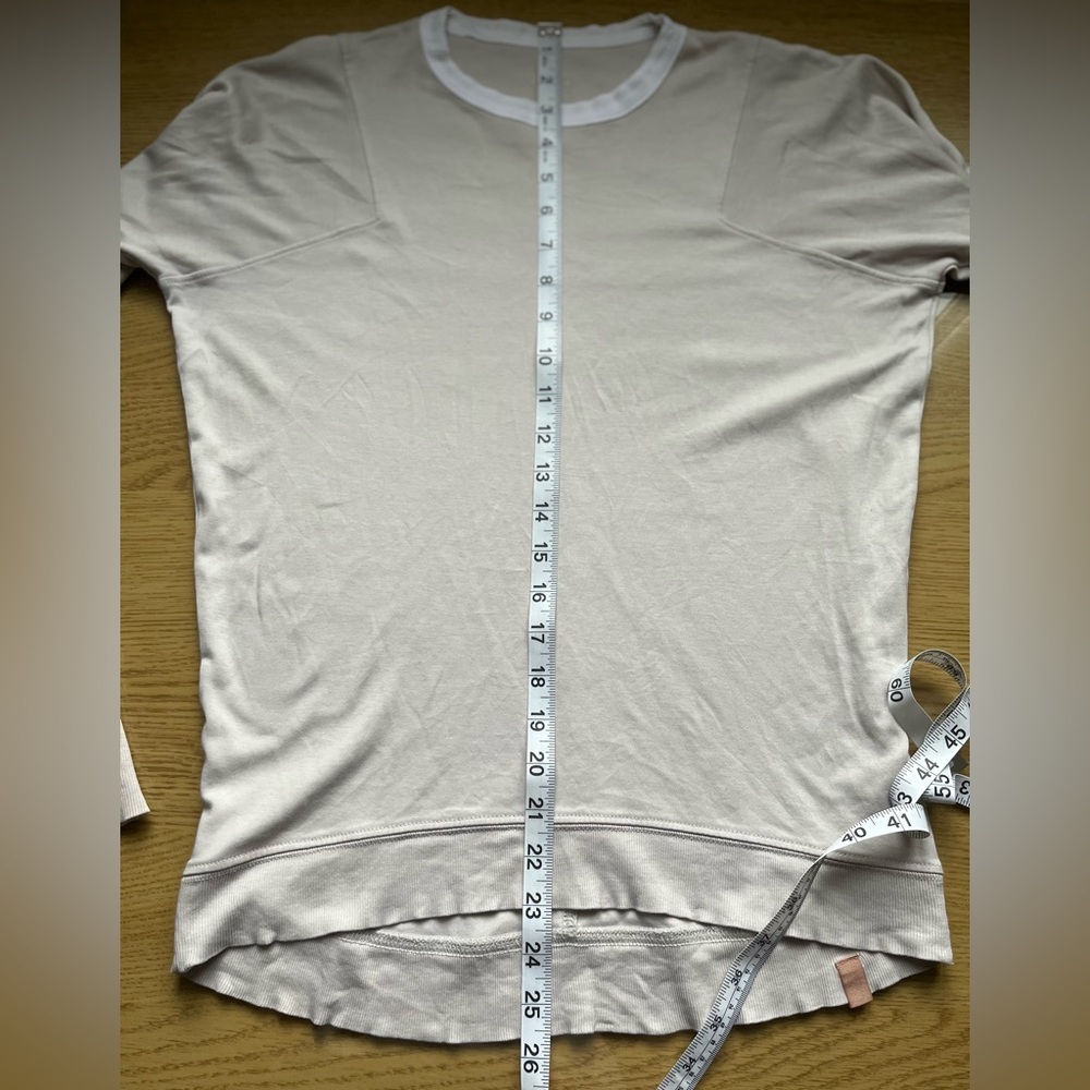Lunya 100% Organic Cotton Long sleeved Top Sz X-Small - Picture 12 of 13